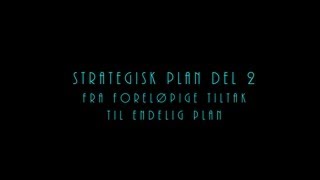 Strategisk plan  en prosess [upl. by Nylirret931]