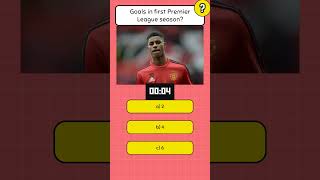 Marcus Rashford Stunning Debut Goal from First Premier League Season epl quiz premierleague [upl. by Morganstein603]