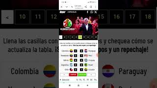 Use la calculadora del mundial 2026 😆😎🇦🇷🇨🇴🇺🇾🇧🇷🇪🇨🇵🇾🇧🇴🇻🇪🇵🇪🇨🇱 [upl. by Donaugh792]