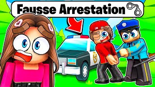 Je prank ma FANGIRL avec une FAUSSE Arrestation sur Brookhaven [upl. by Irolam]