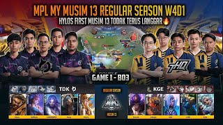 FIRST HYLOS  TODAK LANGGAR KING EMPIRE 🔥 TODAK VS KING EMPIRE GAME 1 MPL MY S13 MOBILE LEGEND [upl. by Iccir962]