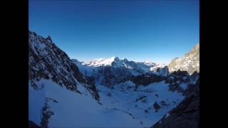 timelapses at Cabane de Bertol Val dHérens Valais Suisse 01012017 [upl. by Aiekahs718]