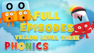 Alphablocks  Yellow Level Three  Full Episodes 1012  HomeSchooling  Learn to Read WithMe [upl. by Airdnahc]