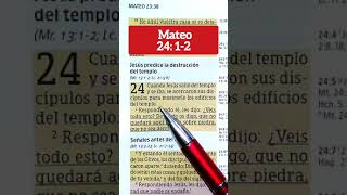 liturgia obispo sacristia lecturabíblica Mateo 2412 Jesús predice la destrucción del templo [upl. by Neyut]