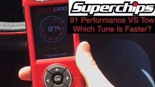 Superchips Flashpaq F5 tuner for 03 Ram 1500 47 91 performance tune vs tow tune [upl. by Gentilis]