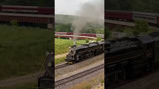 Reading amp Northern T1 2102 Steam Engine Stomps Through Jim Thorpe Junction on Iron Horse Rambles [upl. by Jeffrey]