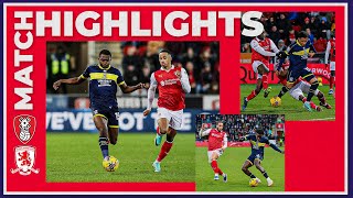 Match Highlights  Rotherham 1 Boro 0  Matchday 24 [upl. by Potash]