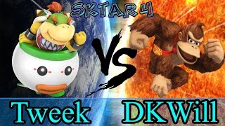 SKTAR 4  DKWill DK vs Tweek Bowser Jr [upl. by Angeline]