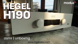 Hegel Unboxing ASMR The Audiophile Experience [upl. by Adaven]