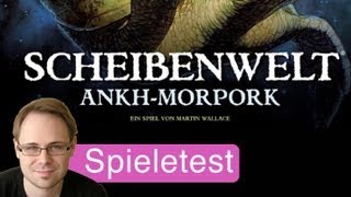 Scheibenwelt  AnkhMorpork Brettspiel  Anleitung amp Rezension  SpieLama [upl. by Nerahs]