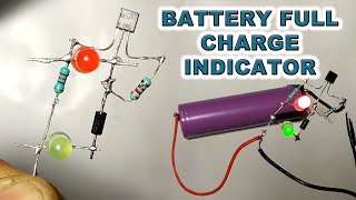 Battery Full Charge Indicator Kaise Banaye  Battery Auto Cutoff Circuit Making [upl. by Uht]