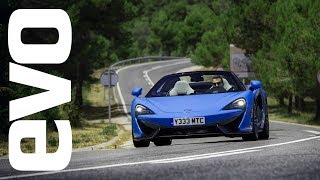 McLaren 570S Spider review  evo REVIEW [upl. by Palm876]