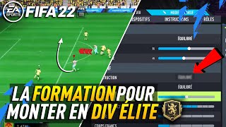 TUTO FIFA 22  La MEILLEURE FORMATION POSTPATCH  TACTIQUES PERSO  4422 CHEATÉ [upl. by Ahsiri]