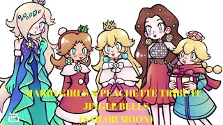 Mario Girls amp Peachette Tribute  Jingle Bells Sailor Moon [upl. by Kinch]