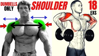 18 BEST SHOULDERS WITH DUMBELLS ONLY  Les meilleurs exercises musculation épaules avec haltères [upl. by Adnauq]