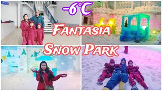 Fantasia Snow 🌨️ Park On Kasauli Highway 🛣️ Full Tour  Best Place To Visit Near Kasauli  Fun Day 😍 [upl. by Wickham]