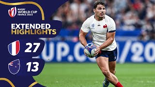 Les Bleus and All Blacks clash in epic opener  France v New Zealand  RWC 2023 Extended Highlights [upl. by Lasley759]