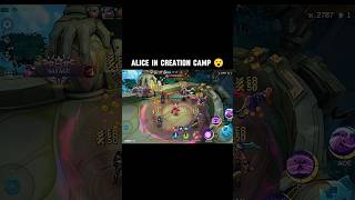 Alice in Creation camp 😮 shorts mlbb alice [upl. by Eltsyrk593]