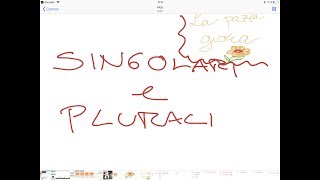 PLURALE E SINGOLARE IN ITALIANO IN 5 MINUTI [upl. by Hawkie735]