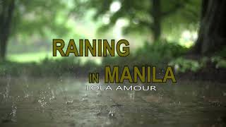 LOLA AMOUR  Raining in Manila Karaoke [upl. by Ainival]