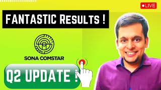 EV MULTIBAGGER  SONA COMSTAR Q2 Results sona comstar share latest news and update [upl. by Suivatco]