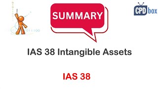 IAS 38 Intangible Assets summary  applies in 2024 [upl. by Rez14]