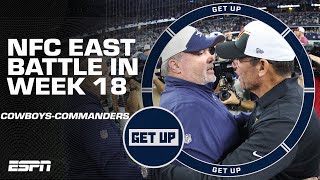 No 2️⃣ seed amp No 2️⃣ pick on the line in the Cowboys vs Commanders game in Week 18  Get Up [upl. by Jamil]