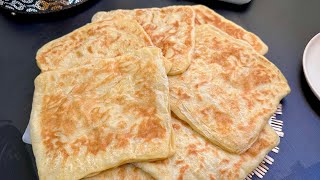 Msemen Facile  Crêpes Feuilletées à la poêle  AVEC ASTUCE POUR LES DEBUTANTS [upl. by Selena360]