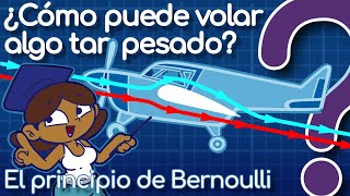 El principio de Bernoulli o ¿Por qué vuelan los aviones [upl. by Orodisi74]