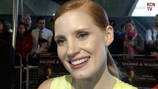 Jessica Chastain Interview  Al Pacino Interstellar amp Seduction  Salome Premiere [upl. by Alleram]