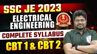 SSC JE 2023  SSC JE 2023 Electrical Syllabus For CBT 1 amp CBT 2  Electrical Engineering [upl. by Lika]