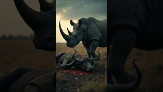 Rhino vs a Bull  TRex Triceratops Leopard Panther [upl. by Aliel]