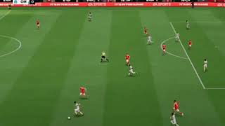 eFootball PES gameplay Benfica VS Olympique de Marseille [upl. by Hadeehsar]