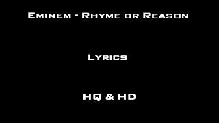 Eminem  Rhyme or Reason  Lyrics HQampHD [upl. by Lechar]