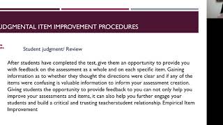 Lesson 7 Improving Classroom Based Assessment Test [upl. by Imoyaba]