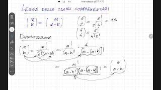 Coefficiente binomiale [upl. by Tanhya]