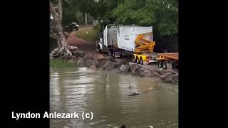 A road train going to Arnhem Land [upl. by Gilberte361]