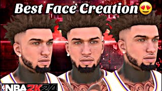 NBA 2K24 Best Face Creation😍🔥 LightSkin Demigod [upl. by Gorman]