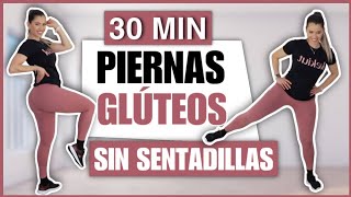 PIERNAS TONIFICADAS Y GLÚTEOS GRANDES SIN SENTADILLAS  AUMENTAR GLÚTEOS Y CADERAS en CASA [upl. by Ellehsal]