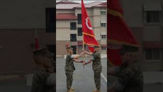 I Marine Expeditionary Force Support Battalion change of command ceremony [upl. by Esojnauj]