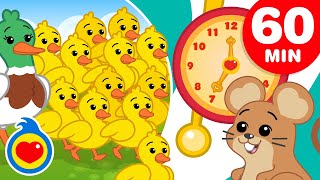 Cincuenta Patitos  Y Más Canciones Infantiles Divertidas 60 Min  Plim Plim [upl. by Dal]