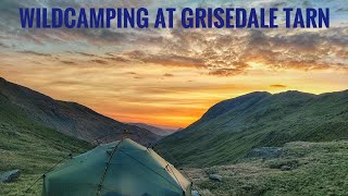 Wildcamping in the Lake District Grisedale Tarn in the Scarp 1 [upl. by Theona]