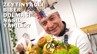 Zeytinyağlı Biber Dolması  Chef Oktay Usta [upl. by Idelson]