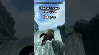 Skyrim horses are even better climbers than I thought skyrim skyrimae shorts [upl. by Hyde]