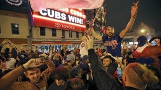 The moment the Cubs won [upl. by Peggir]