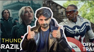 CAPTAIN AMERICA 4 TRAILER REACTION  THUNDERBOLTS REACTION  D23 Brazil  Combined Reaction [upl. by Daley]