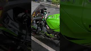 Kawasaki ninja zx10r top299 sound AC project beautiful bike the world 🌎 this bike bonfire 🔥 [upl. by Leumel184]