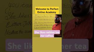 Use of Either or  Neither nor Eitheror Neithernor perfectonlineacademy learnenglish grammar [upl. by Paver140]