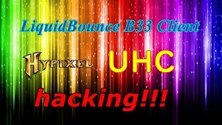 Minecraft Hypixel UHC hacking LiquidBounce B33 Client [upl. by Bernadette]