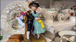 Antiques UK 🇬🇧 Vintage Porcelain Figurines in the SHOP [upl. by Babb851]